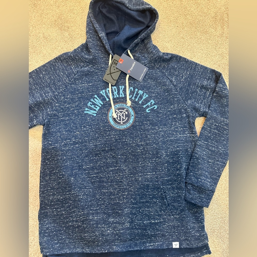 New York City FC (football club) fanatics NWT hoodie